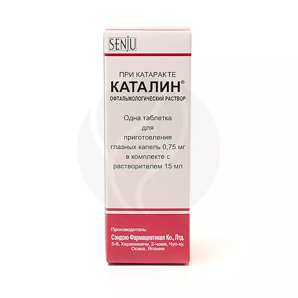 Изображение товара Каталин таблетки с р-лем. для приготовления глазных капель 75мг, 15мл Изображение товара Каталин таблетки с р-лем. для приготовления глазных капель 75мг, 15мл