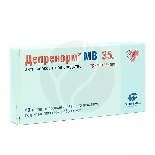 Изображение товара Депренорм МВ таблетки пролонг.действ.покрыт.об. 35мг, №60 Изображение товара Депренорм МВ таблетки пролонг.действ.покрыт.об. 35мг, №60