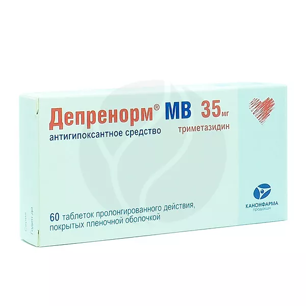 Изображение товара Депренорм МВ таблетки пролонг.действ.покрыт.об. 35мг, №60 Изображение товара Депренорм МВ таблетки пролонг.действ.покрыт.об. 35мг, №60