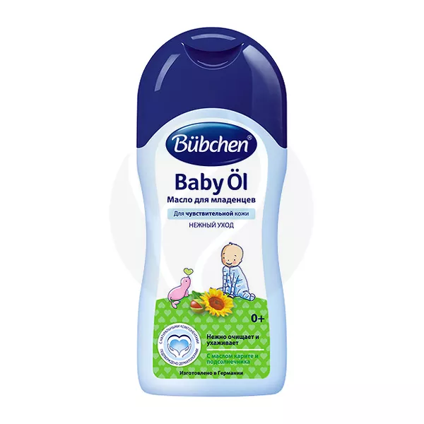 Изображение товара Детское масло для тела Bubchen 200мл для младенцев безопасный уход из Германии Изображение товара Детское масло для тела Bubchen 200мл для младенцев безопасный уход из Германии