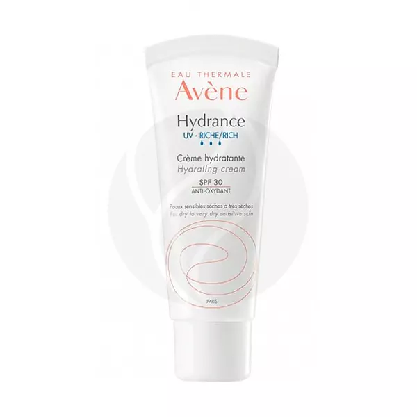 Изображение товара Avene Hydrance Насыщенный крем SPF30 40мл - увлажнение и солнцезащита для чувствительной кожи