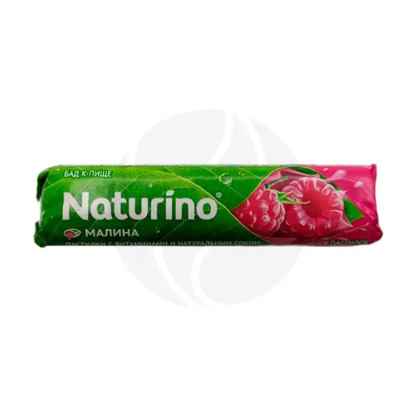 Naturino пастилки с витаминами и натуральным соком Малина 33,6г, №8