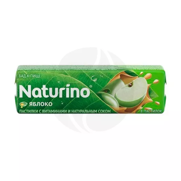 Naturino пастилки с витаминами и натуральным соком Яблоко 33,6г, №8