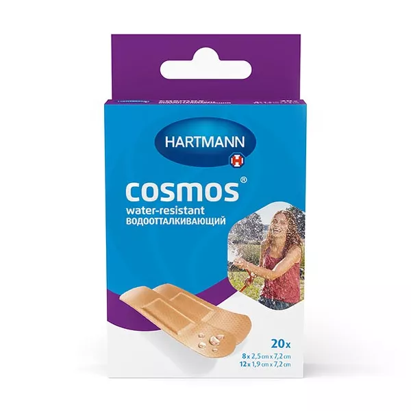 Изображение товара Пластырь Hartmann Cosmos водоотталкивающий, 20 шт