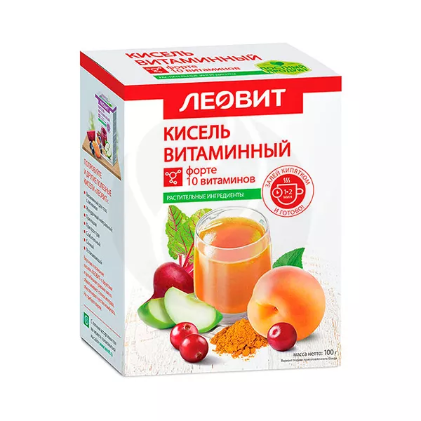Изображение товара Леовит Форте кисель витаминный 20г для иммунитета и энергии