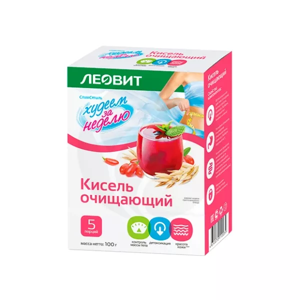 Изображение товара Леовит кисель очищающий 20г, №5 Изображение товара Леовит кисель очищающий 20г, №5
