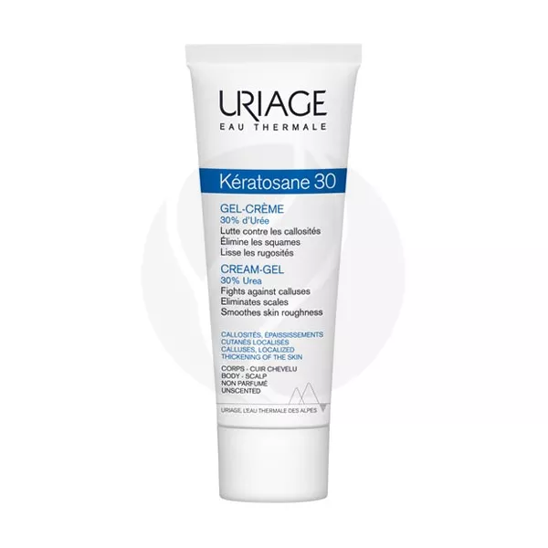 Изображение товара Uriage Keratosane 30 гель-крем против утолщений и мозолистых участков кожи Изображение товара Uriage Keratosane 30 гель-крем против утолщений и мозолистых участков кожи