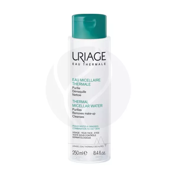 Изображение товара Uriage Eau Thermale мицеллярная вода для жирной и комбинированной кожи, 250мл Изображение товара Uriage Eau Thermale мицеллярная вода для жирной и комбинированной кожи, 250мл