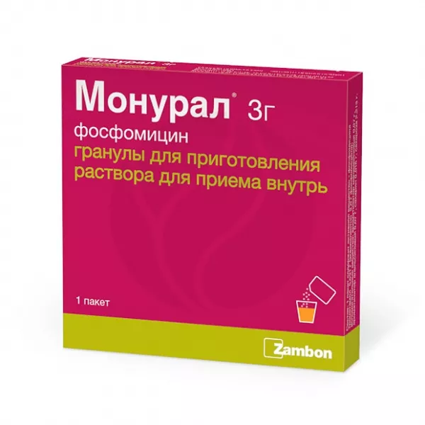 Изображение товара Монурал гран. д/пригот. р-ра д/приема внутрь 3г, №1