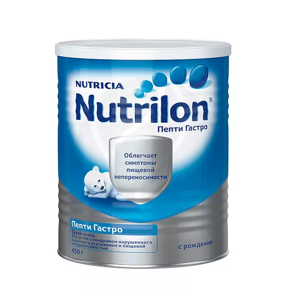 Изображение товара Nutrilon Пепти Гастро сухая смесь (0+), 450г Изображение товара Nutrilon Пепти Гастро сухая смесь (0+), 450г
