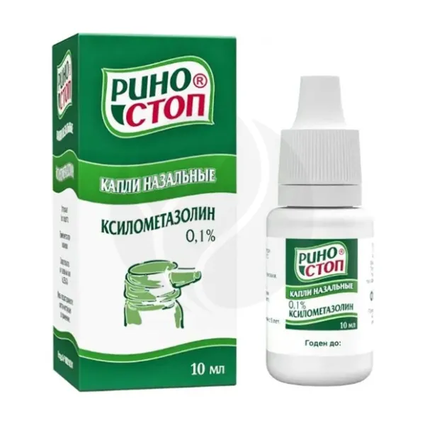 Изображение товара Риностоп капли назальные 0.1%, 10мл