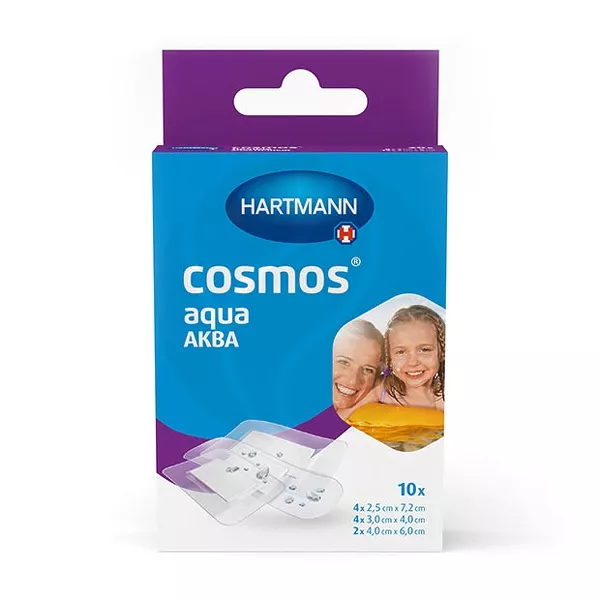 Изображение товара Hartmann Cosmos Aqua водостойкий пластырь, 10шт Изображение товара Hartmann Cosmos Aqua водостойкий пластырь, 10шт