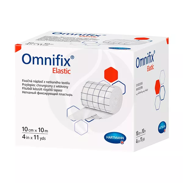 Изображение товара Гипоаллергенный эластичный пластырь Hartmann Omnifix Elastic 10см*10м Изображение товара Гипоаллергенный эластичный пластырь Hartmann Omnifix Elastic 10см*10м