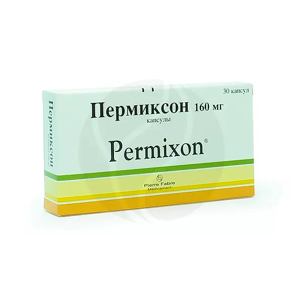 Изображение товара Пермиксон капсулы 160мг, №30 Изображение товара Пермиксон капсулы 160мг, №30
