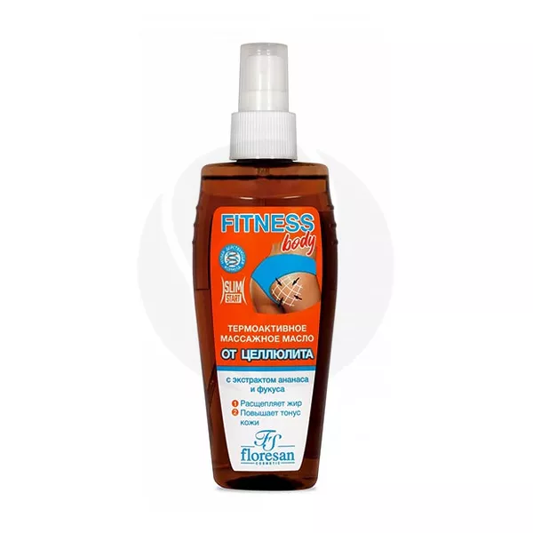 Изображение товара Floresan Fitness body масло для тела массажное от целлюлита, 150мл Изображение товара Floresan Fitness body масло для тела массажное от целлюлита, 150мл