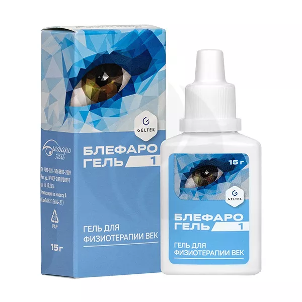 Изображение товара Блефарогель 1 гель для физиотерапии век 15 г Гельтек-Медика Изображение товара Блефарогель 1 гель для физиотерапии век 15 г Гельтек-Медика