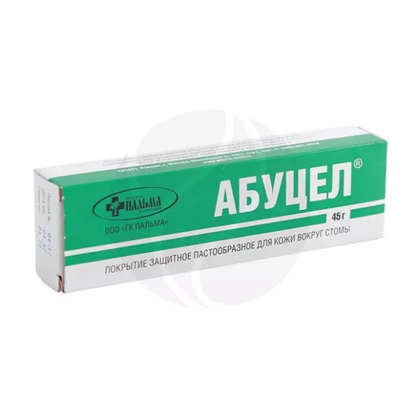 Изображение товара Абуцел покрытие защитное пастообразное для кожи вокруг стомы, 45г