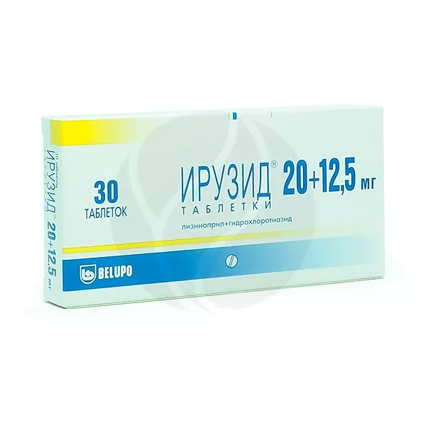 Ирузид 20+12.5. Ирузид 10+12.5. Ирузид 5+12.5. Ирузид 10 мг.