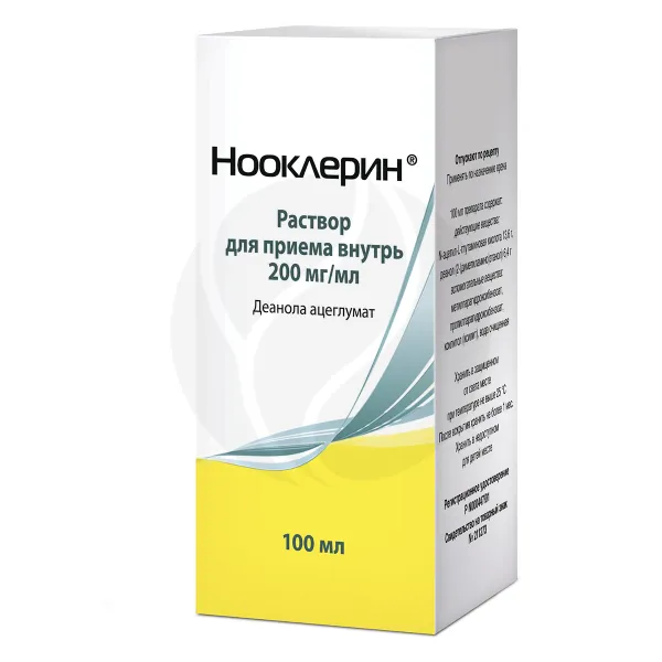 Нооклерин раствор д/приема внутрь 20%, 100мл