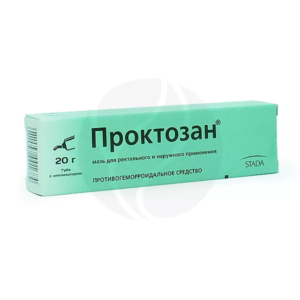 Проктозан мазь д/рект. и наружн. прим., 20г