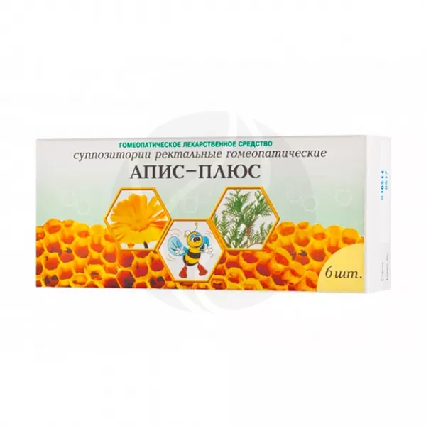 Апис Плюс суппозитории рект., №6