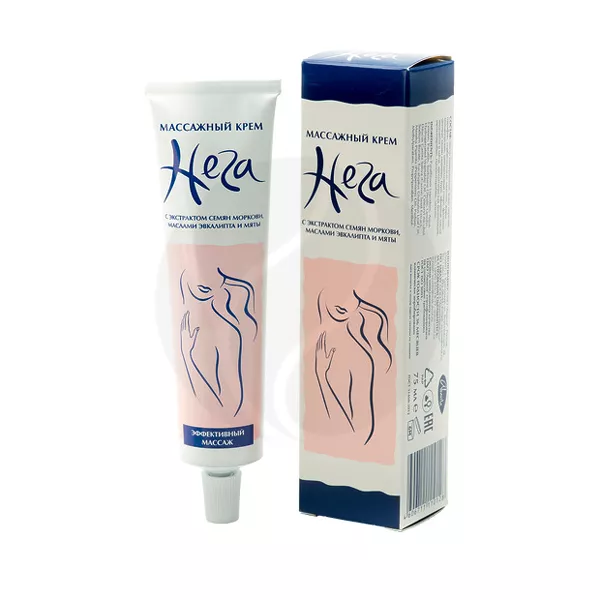 Изображение товара Массажный крем для тела с эфирными маслами и экстрактом моркови 75мл