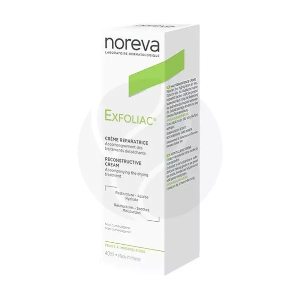 Изображение товара Noreva Exfoliac крем восстанавливающий, 40мл Изображение товара Noreva Exfoliac крем восстанавливающий, 40мл