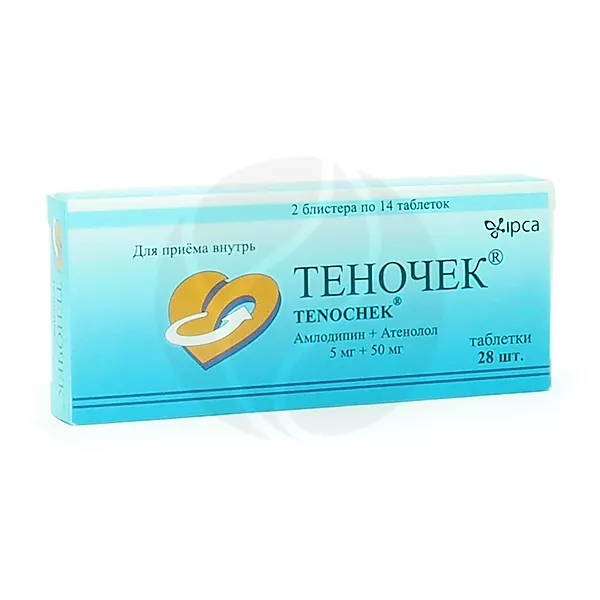 Теночек таблетки 5мг+50мг, №28
