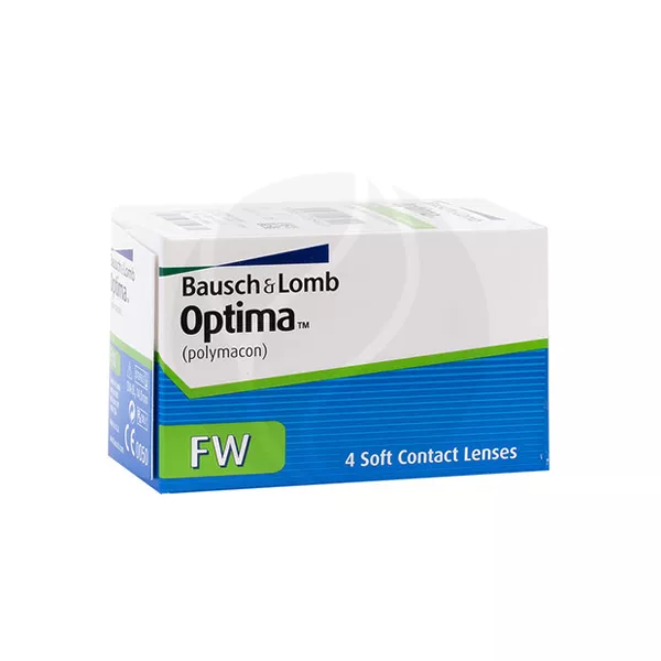 Изображение товара Контактные линзы Bausch & Lomb Optima FW R8.7 -2,00 D, 4 шт Изображение товара Контактные линзы Bausch & Lomb Optima FW R8.7 -2,00 D, 4 шт
