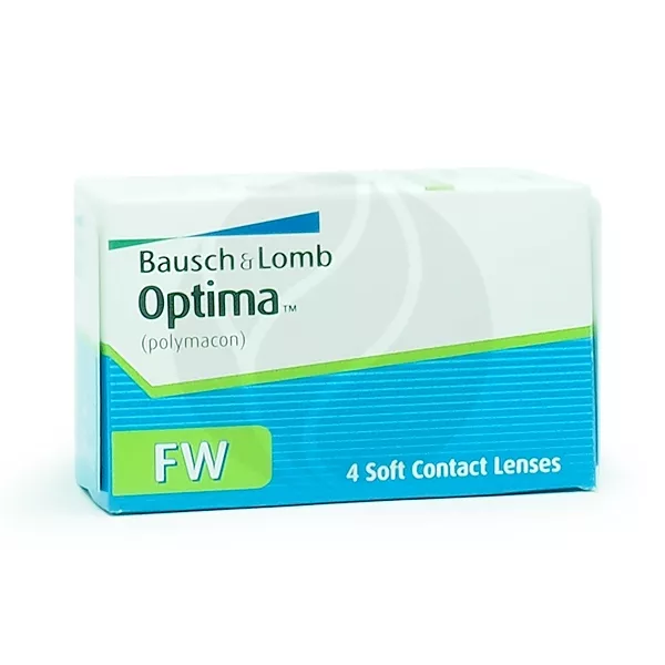 Изображение товара Контактные линзы Optima FW R8.7 (-2,25 D), 4 шт гидрофильные мягкие