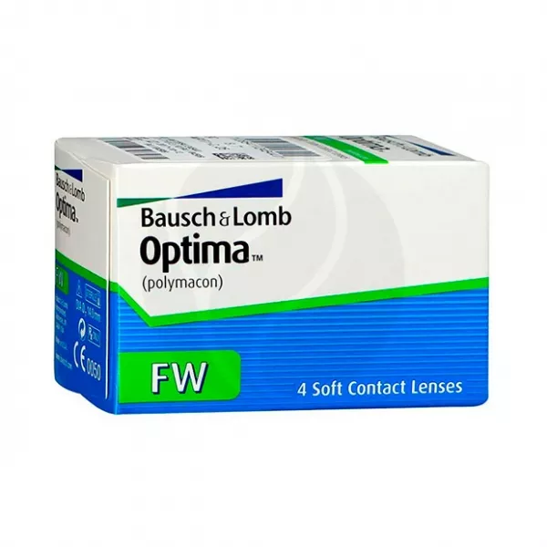 Изображение товара Optima линзы контактные FW R8. 7 -2, 50 D, 4 шт - мягкие гидрофильные сферические линзы