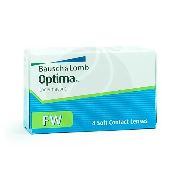 Изображение товара Мягкие контактные линзы Optima FW R8.7 (-3,75 D), 4 шт, гидрофильные
