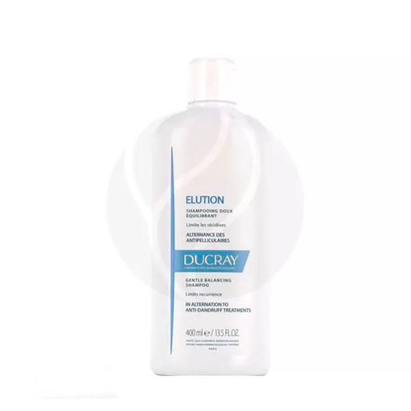 Изображение товара Ducray Elution шампунь мягкий балансирующий, 400мл Изображение товара Ducray Elution шампунь мягкий балансирующий, 400мл
