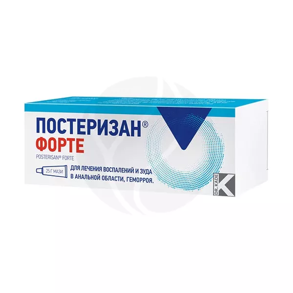 Изображение товара Постеризан Форте мазь д/рект. и наружн. прим., 25г Изображение товара Постеризан Форте мазь д/рект. и наружн. прим., 25г