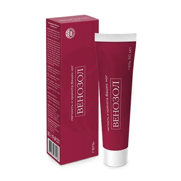 Изображение товара Венозол гель при варикозе, 50мл Изображение товара Венозол гель при варикозе, 50мл