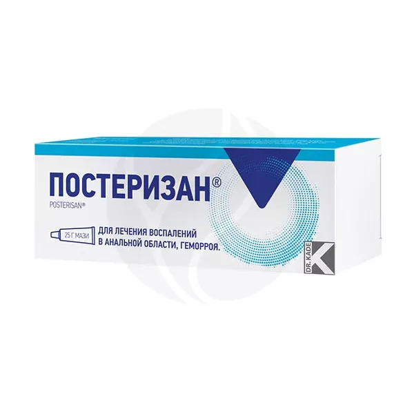 Изображение товара Постеризан мазь д/рект. и наружн. прим. 25г для лечения геморроя Изображение товара Постеризан мазь д/рект. и наружн. прим. 25г для лечения геморроя