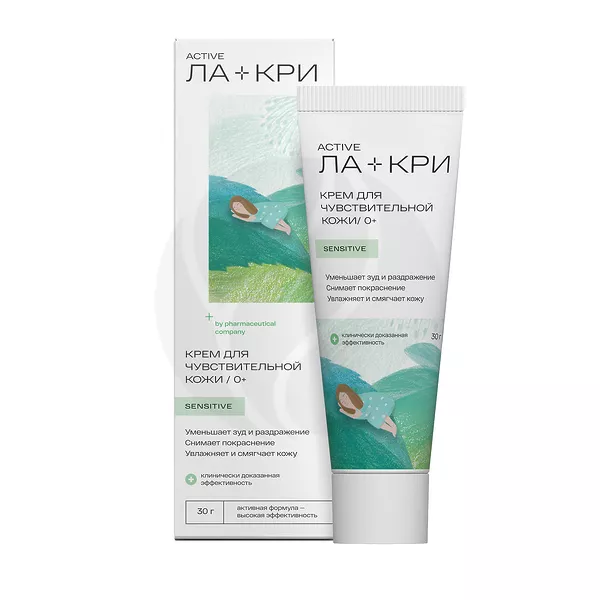 Изображение товара Ла-кри крем для чувствительной кожи (0+), 30г Изображение товара Ла-кри крем для чувствительной кожи (0+), 30г