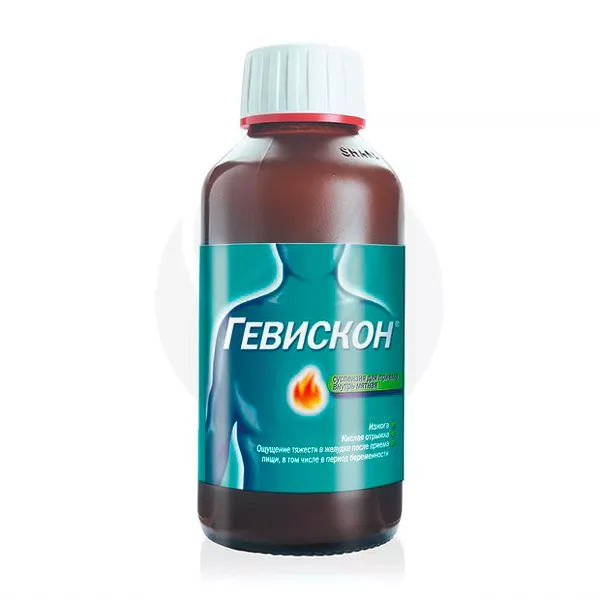 Изображение товара Гевискон суспензия д/приема внутрь мятная, 300мл Изображение товара Гевискон суспензия д/приема внутрь мятная, 300мл