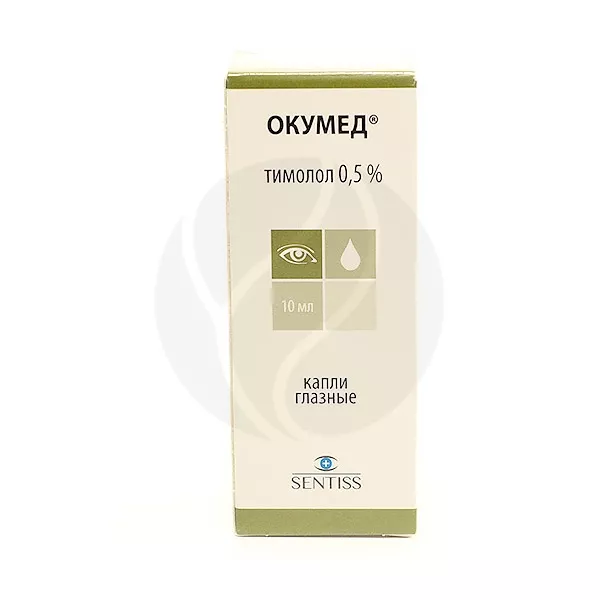 Изображение товара Окумед капли глазные 0, 5% 10 мл - для лечения глаукомы и снижения внутриглазного давления