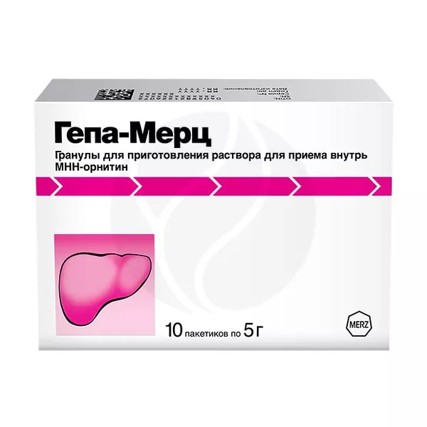 Изображение товара Гепа-мерц гранулы для приготовления раствора внутрь 5г №10 Изображение товара Гепа-мерц гранулы для приготовления раствора внутрь 5г №10