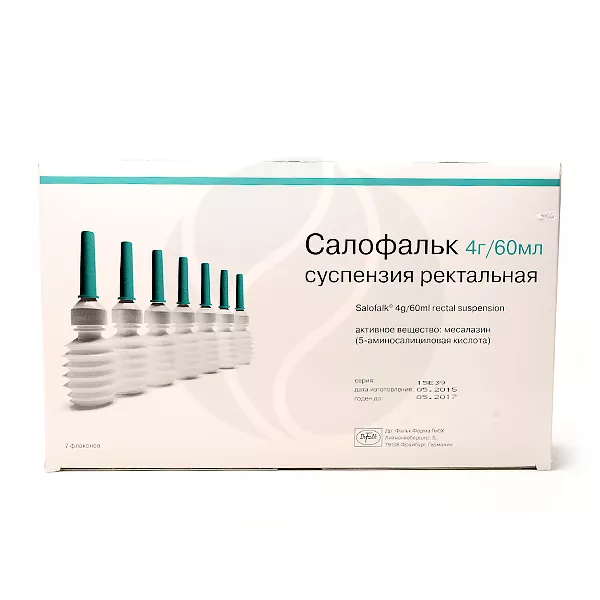 Салофальк суспензия рект. 4г/60мл, №7