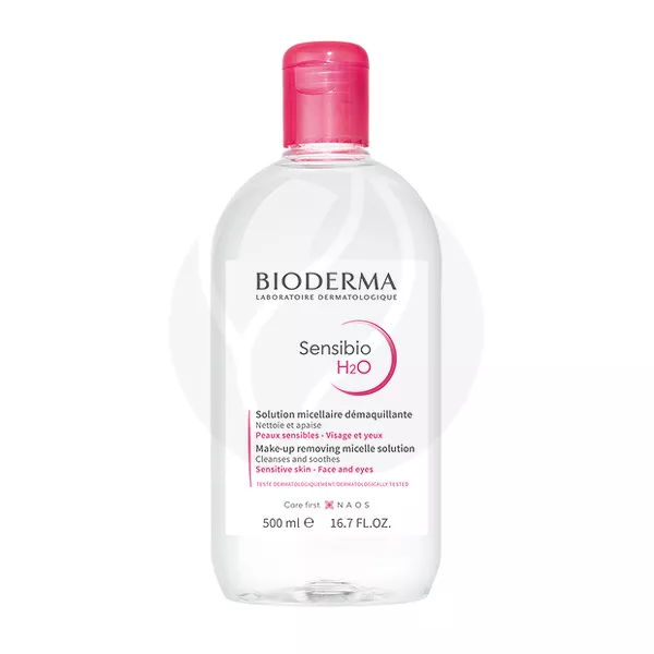 Изображение товара Мицеллярная вода Bioderma Sensibio 500 мл для чувствительной кожи без спирта Изображение товара Мицеллярная вода Bioderma Sensibio 500 мл для чувствительной кожи без спирта