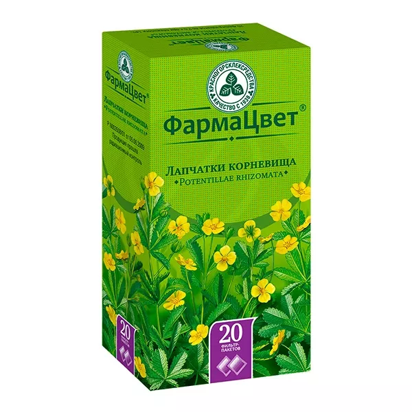 Лапчатки корневища, 2,5г №20