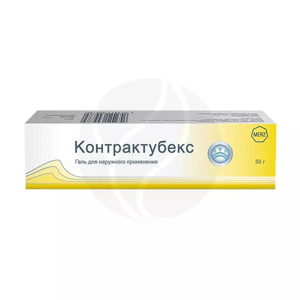 Изображение товара Контрактубекс гель для наружного применения 50г Изображение товара Контрактубекс гель для наружного применения 50г