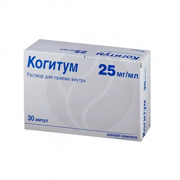 Когитум раствор д/приема внутрь 25мг/мл, 10мл №30