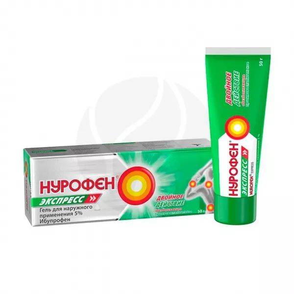 Изображение товара Нурофен Экспресс гель д/наружн. прим. 5%, 50г