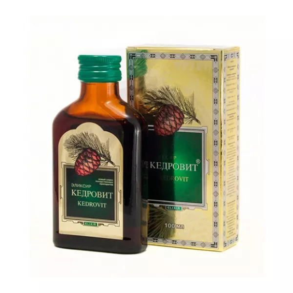 Изображение товара Кедровит эликсир для внутреннего приема 100мл натуральное растительное средство
