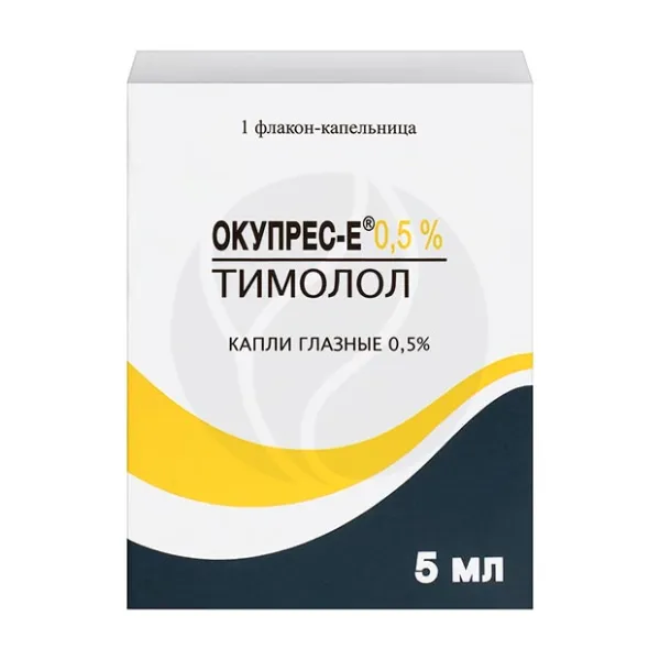 Изображение товара Окупрес-Е капли глазные 0,5%, 5мл Изображение товара Окупрес-Е капли глазные 0,5%, 5мл