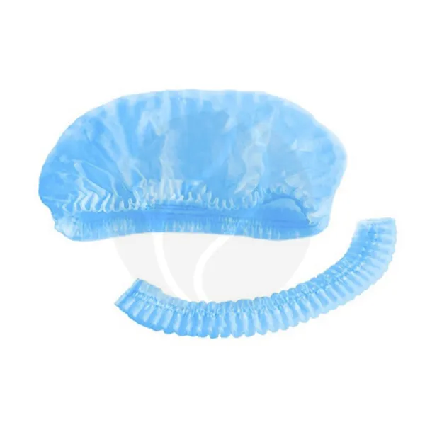 Шапочка медицинская одноразовая типа Шарлотта, цвет голубой