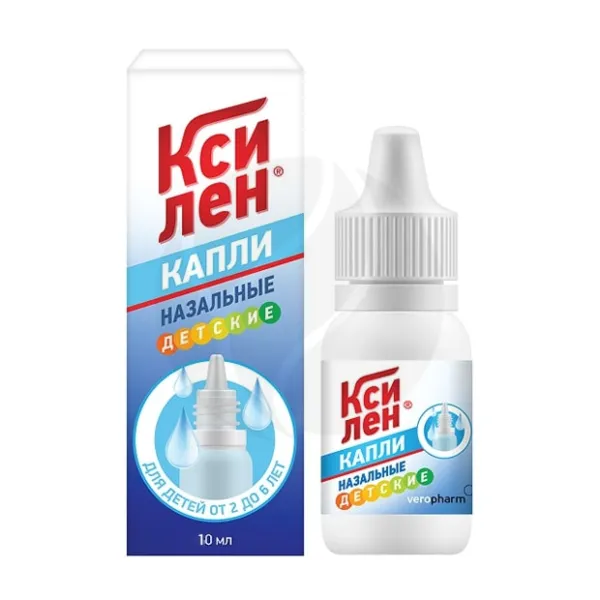 Изображение товара Ксилен капли назальные 0,05%, 10мл, Верофарм